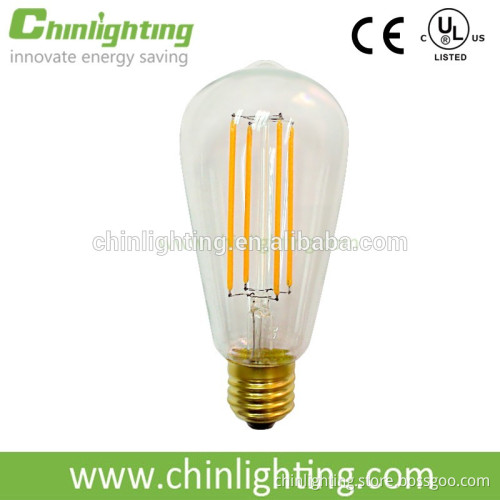 Dimmable Edison Led filament Light Bulb UL CUL DLC Listed